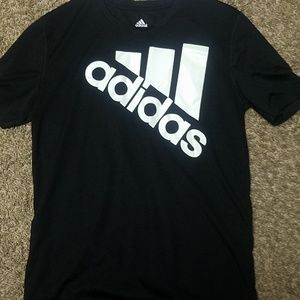 Boys black Adidas shirt